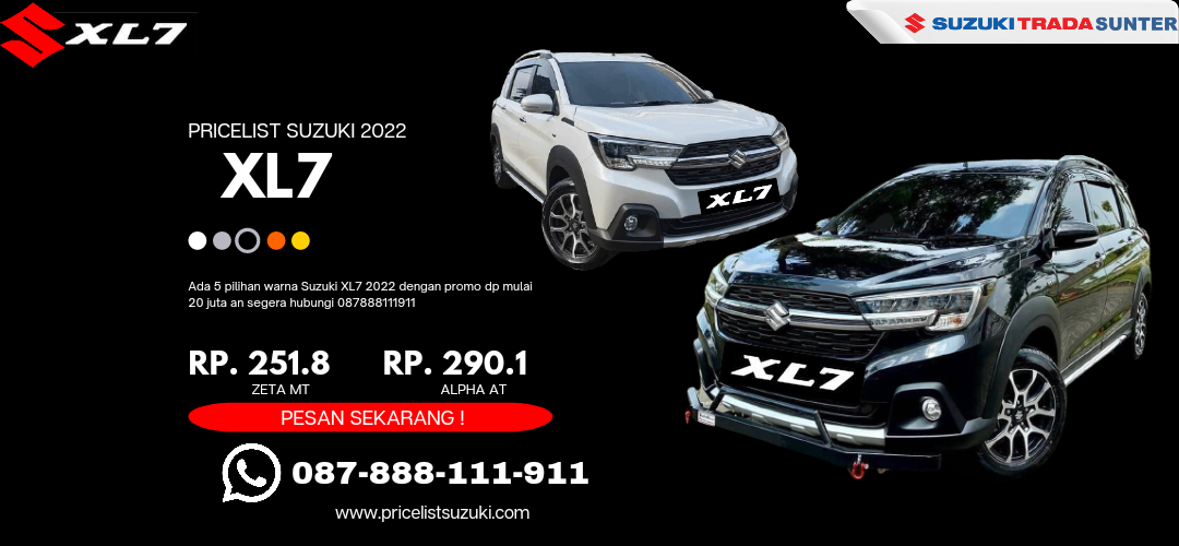 Pricelist Suzuki XL7 April 2022